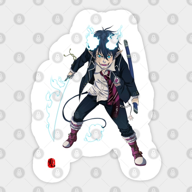 blue exorcist Sticker by ArchiriUsagi